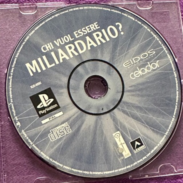 kaset ps1 ori pal miliardario
