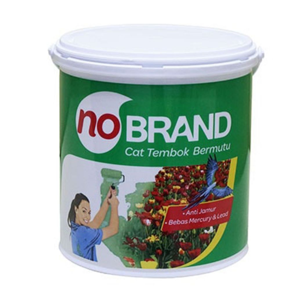 Cat Tembok & Plafond Ekonomis- Cat No Brand Acrylic Emulsion