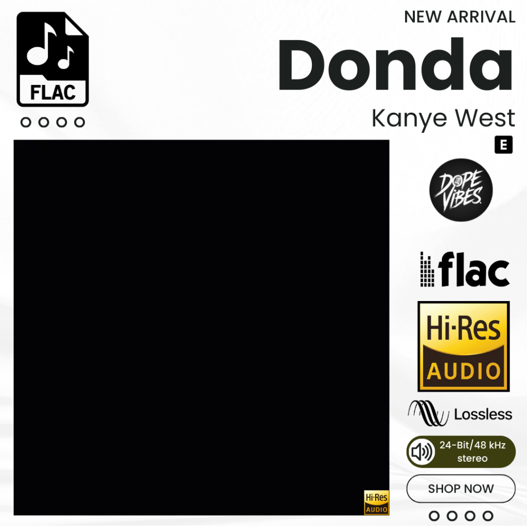 Kanye West - Donda Trilogy (Standard + Deluxe + Donda 2) FLAC Hi-Res Lossless 24-Bit