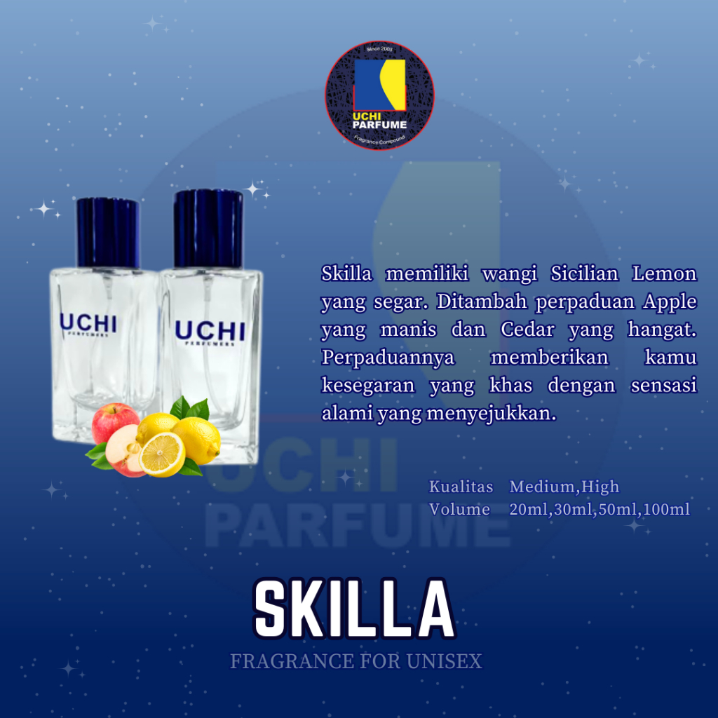 Uchi Parfume SKILLA Parfum ( 20ML , 30ML , 50ML , 100ML )