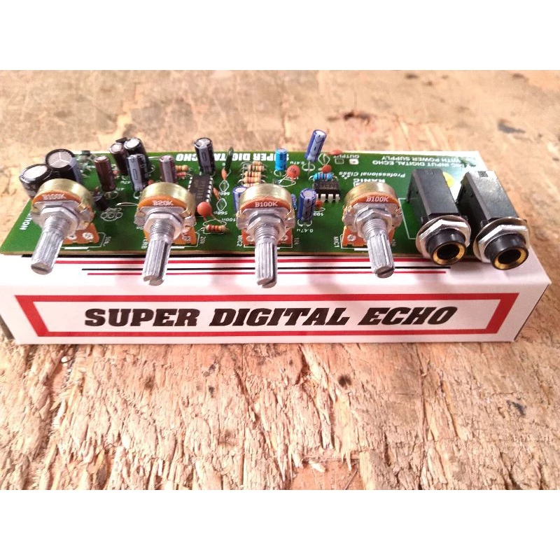Kit Echo Delay Super Digital Echo Delay 2 Mic Regulator type 303