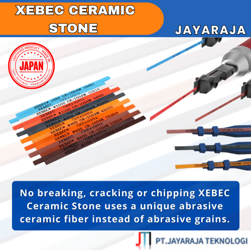 Xebec A–Series #120 #220 #400 Ceramic Stone - 1*4*100 | Premium Japan Xebec  Ceramic Fiber Grinding 
