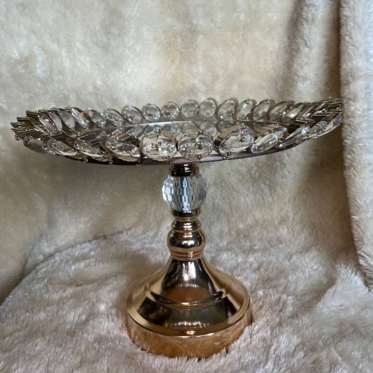 Dulang Xinran Gold Kristal Oval – Dulang Hantaran Mewah Premium