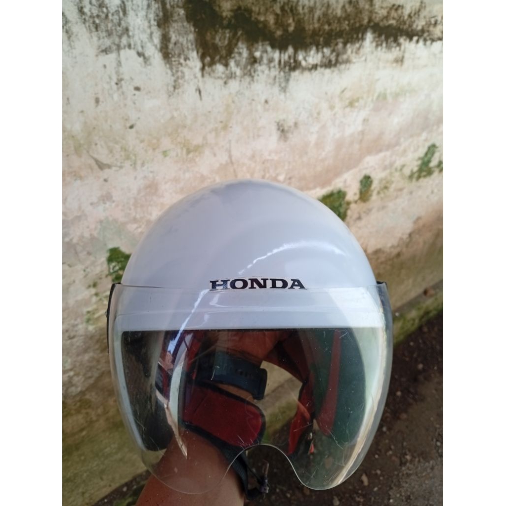 jual helm honda scoopy Ori