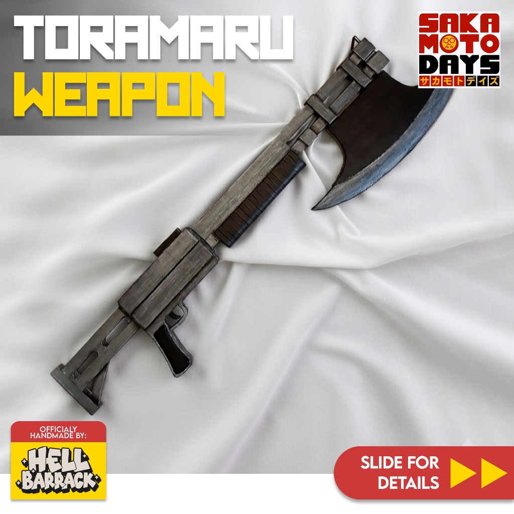 Weapon Cosplay Nao Toramaru Sakamoto Days Aksesoris Cosplay Jepang Manga Anime Kapak Senapan Premium
