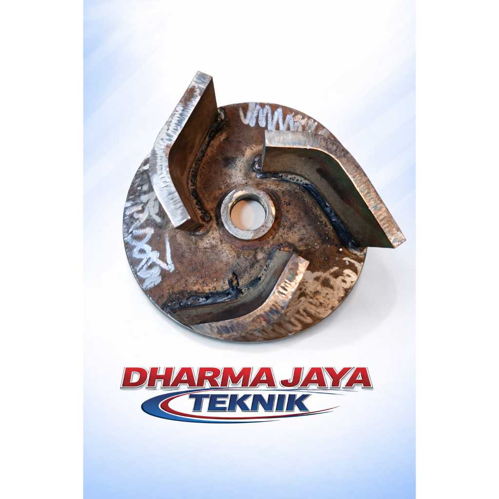 Impeler wayer daun kipas pompa sedot pasir 4 in, wayer pompa 4 in