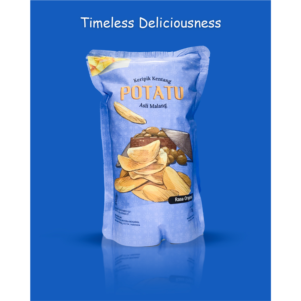 Potato Keripik Kentang Segar oleh-oleh asli khas Malang