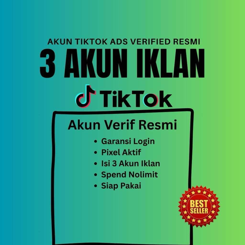 Tiktok Bm Verified + 3 bc