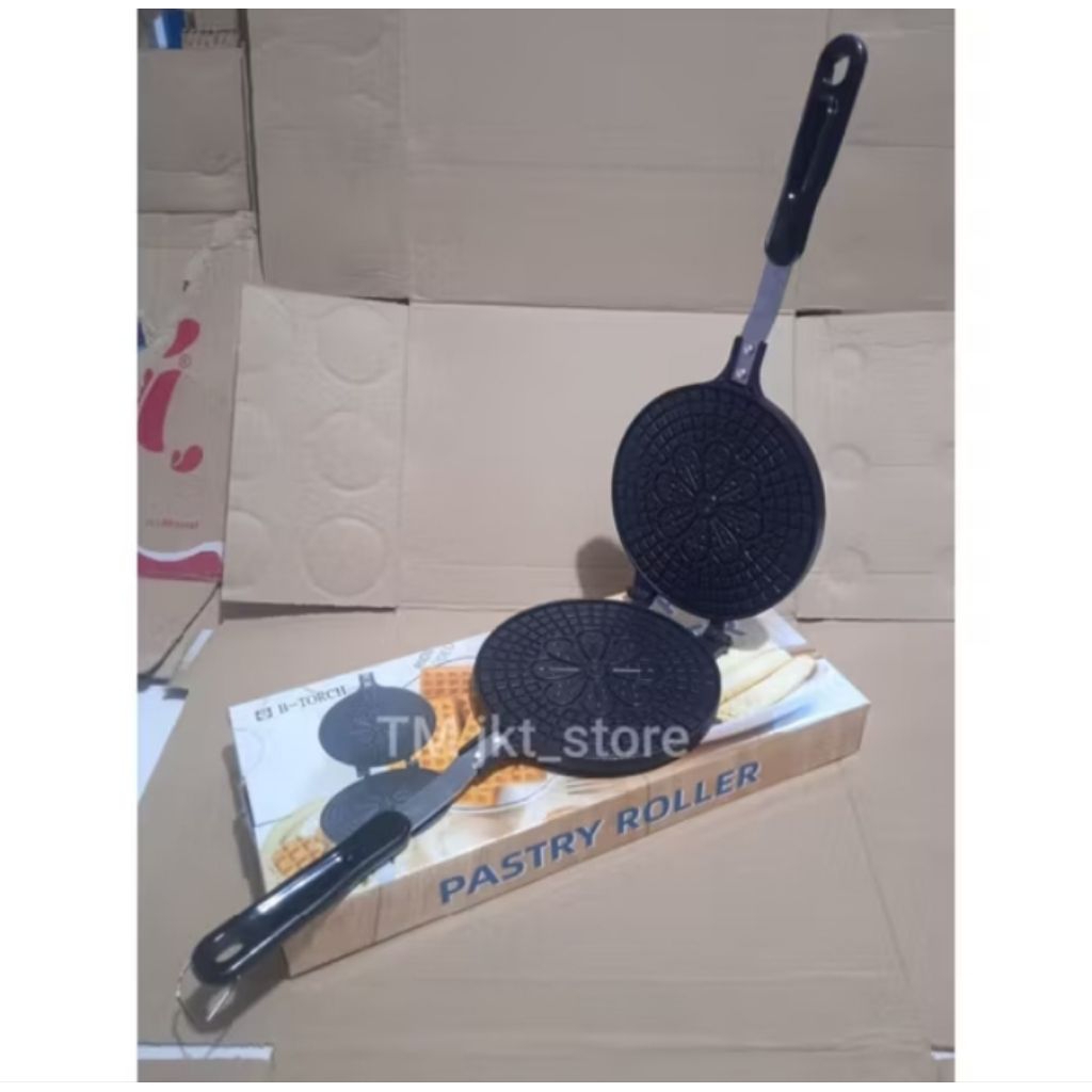 Cetakan Kue Semprong Pastry Roller Eggroll Bahan Teflon Anti Lengket/Alat Cetakan Kue