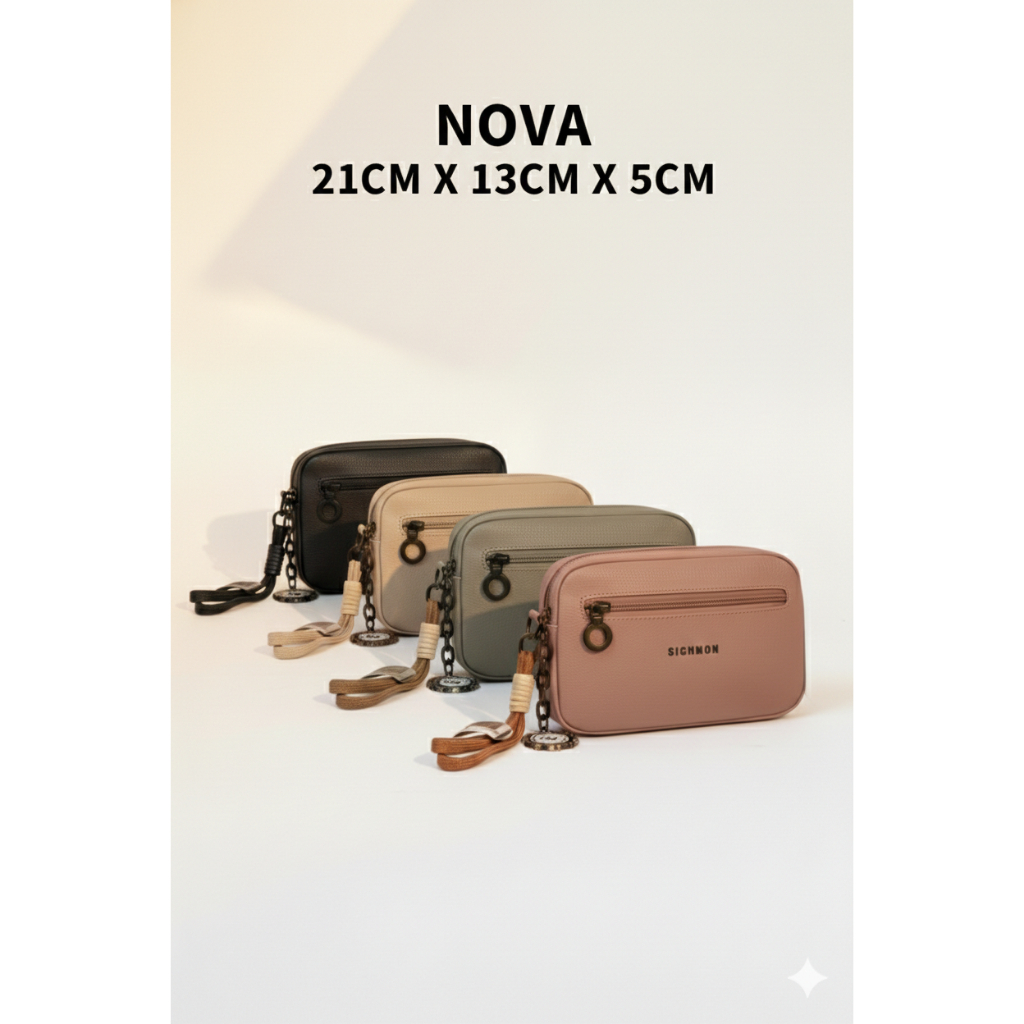 [LUNA]SIGHMON - Tas Selempang Wanita FREE GANTUNGAN Slingphone Bag
