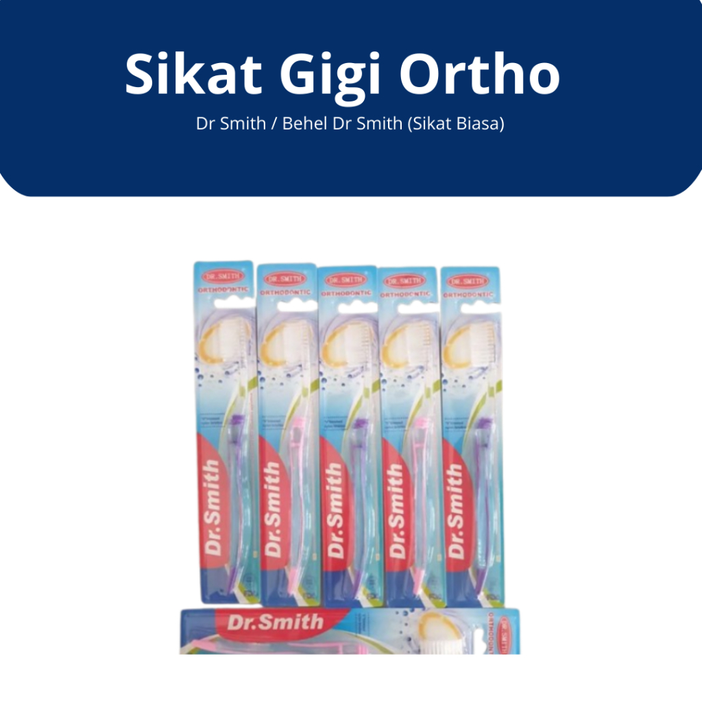 Metadent - Sikat Gigi Ortho Dr Smith / Behel Dr Smith (Sikat Biasa)