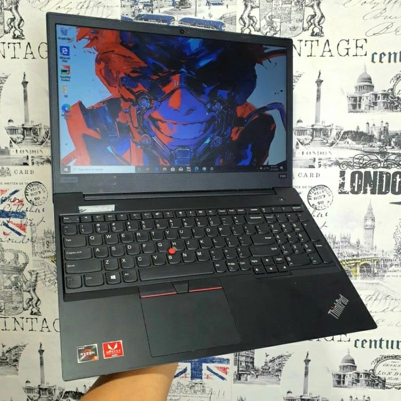 LAPTOP LENOVO THINKPAD E595 AMD RYZEN 7PRO 3700U RAM 16GB/SSD 512GB FULLSET