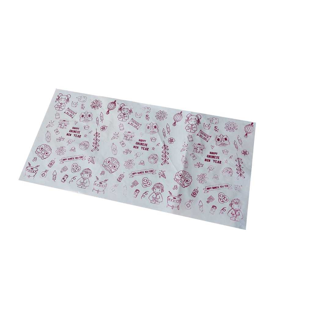 Wrapping Paper Imlek Cocok Untuk Pembungkus Kado, Makanan, Baju, Kue, Dll
