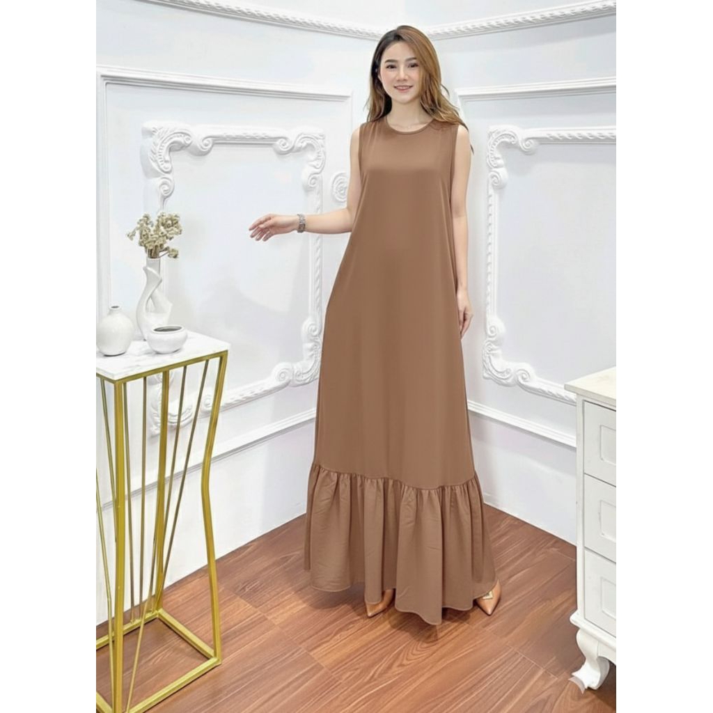 INNER DRES//fashion muslim wanita//singlet/Daleman outher/inner tanpa lengan busui frandly