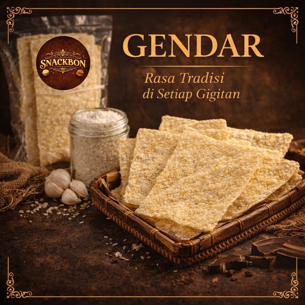 Kerupuk Gendar Puli Mentah 1kg