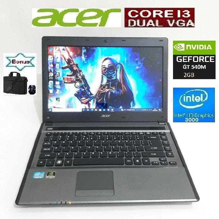 ACER CORE I3 RAM 4 GB HARDIS 500 GB LAPTOP BERGARANSI