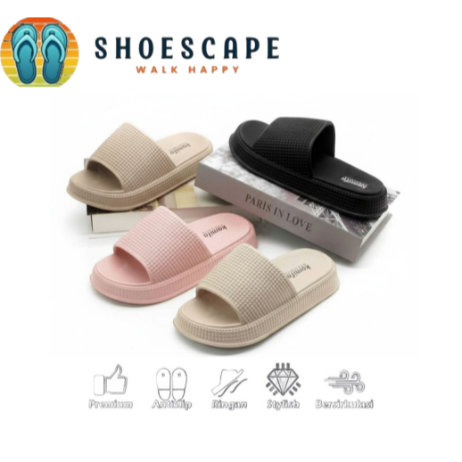 Sandal Jelly Wanita Slip On Sandal Rumahan Terbaru Anti Slip Ringan