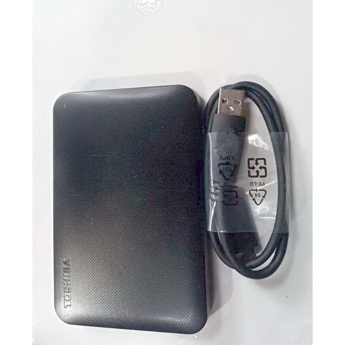 Hardisk Eksternal TOSHIBA CANVIO 1TB ORI - Ex Astra Insurance | Pakai Sehari Doang | Sentinel 100%