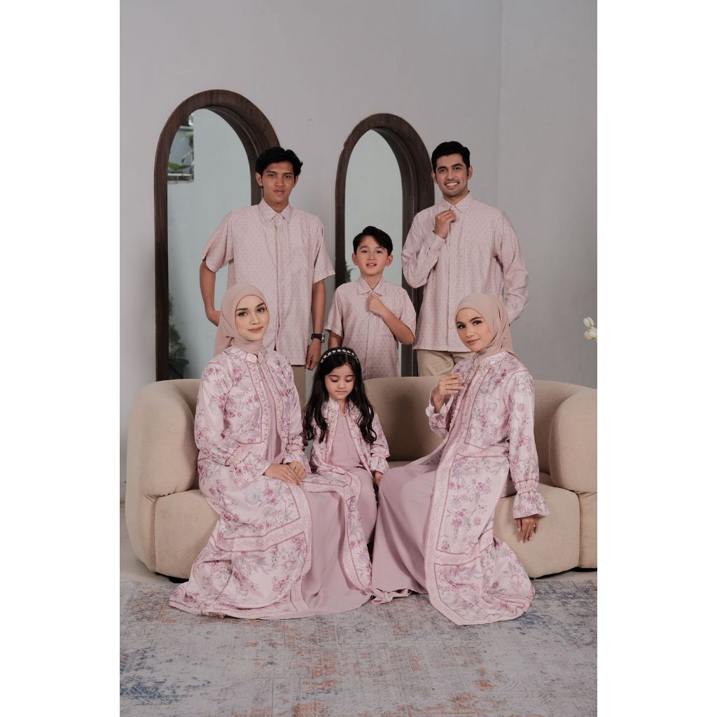 Yasmin Family Set - exclusive pattern by 4season hijab