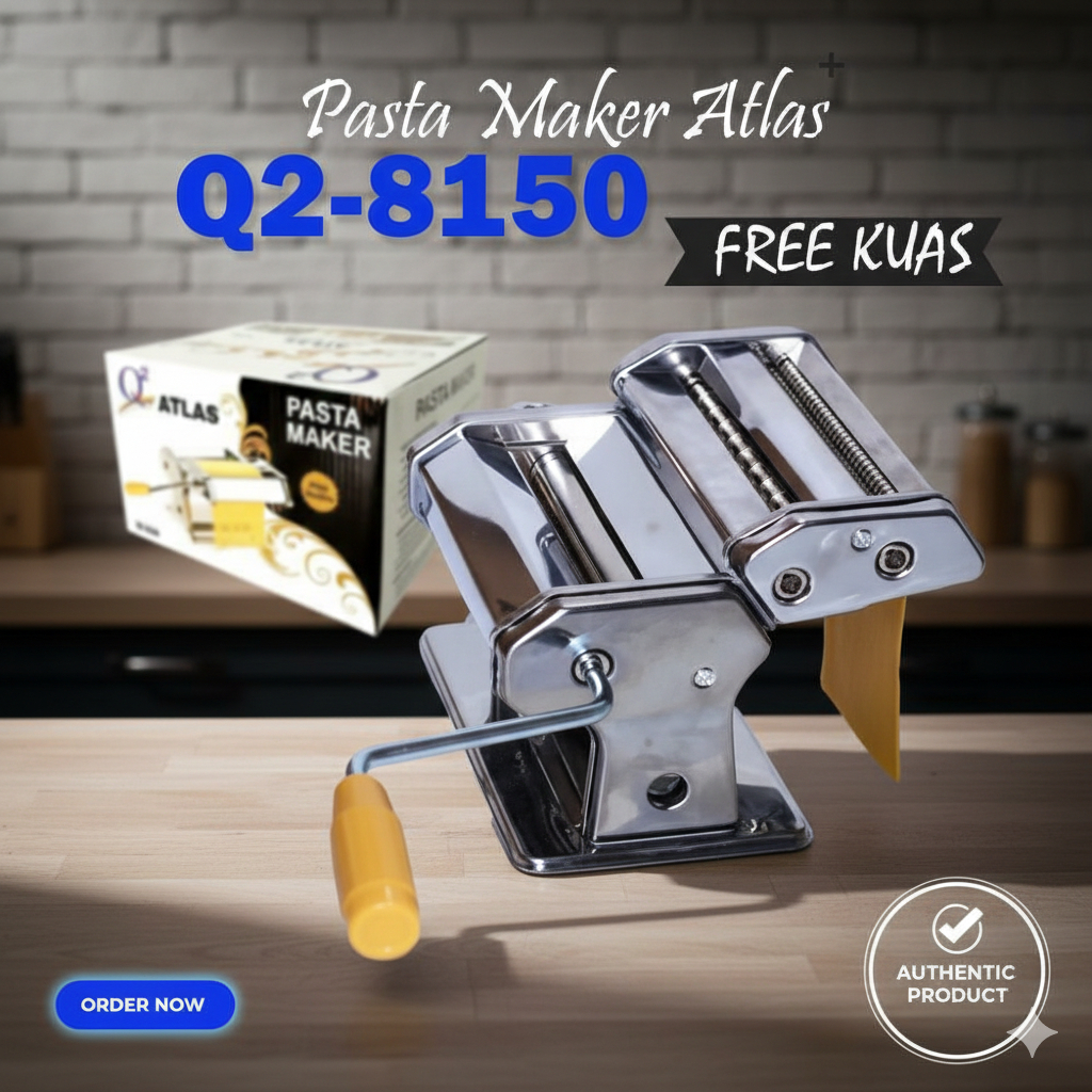 Gilingan Mie Pasta Maker Molen Original Atlas Q2 8150  Pasta Maker Atlas Gilingan Mie Kulit Molen Pa