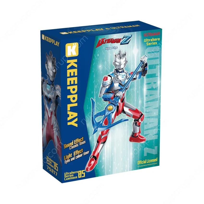 Keepplay Ultrahero Series Luminous 05 Action Figure Ultraman Z Alpha Edge - Mix