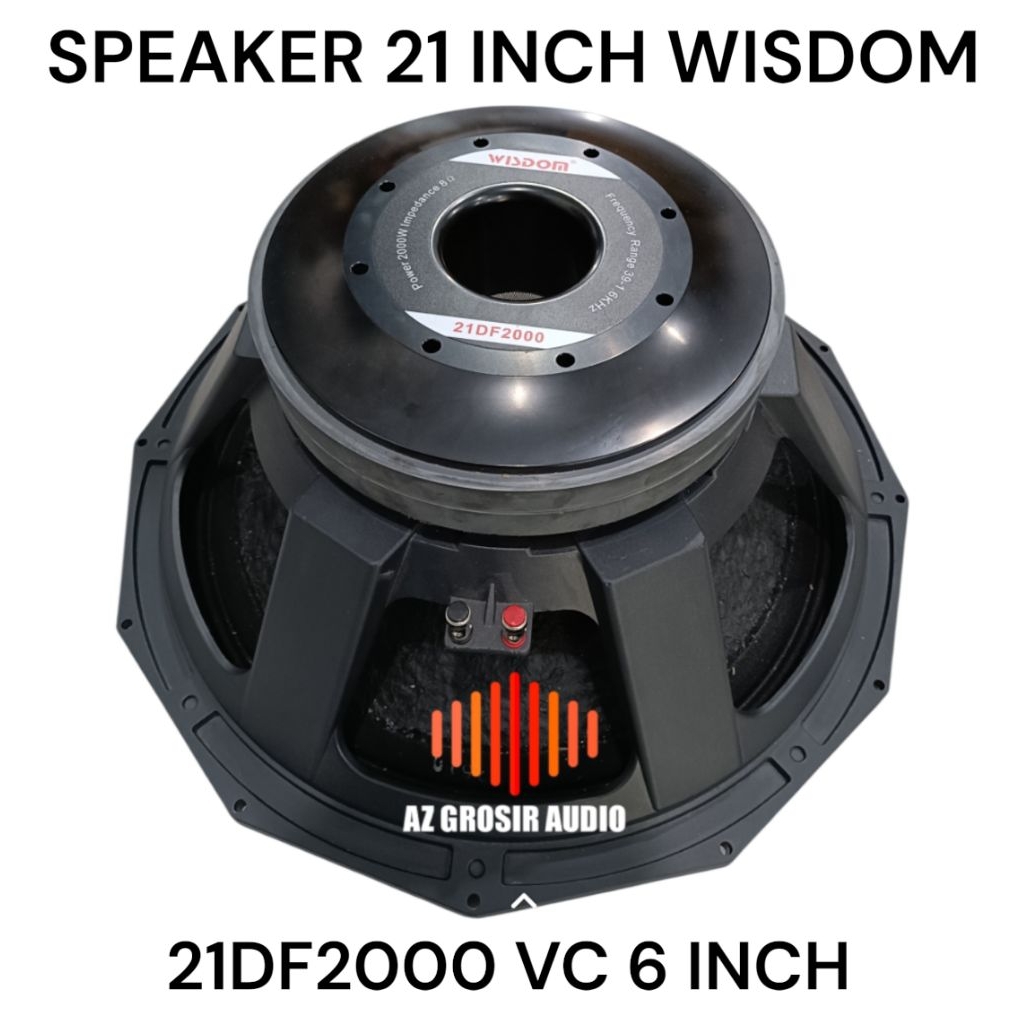speaker 21 inch wisdom 21df2000 speaker wisdom 21 inch Doble magnet
