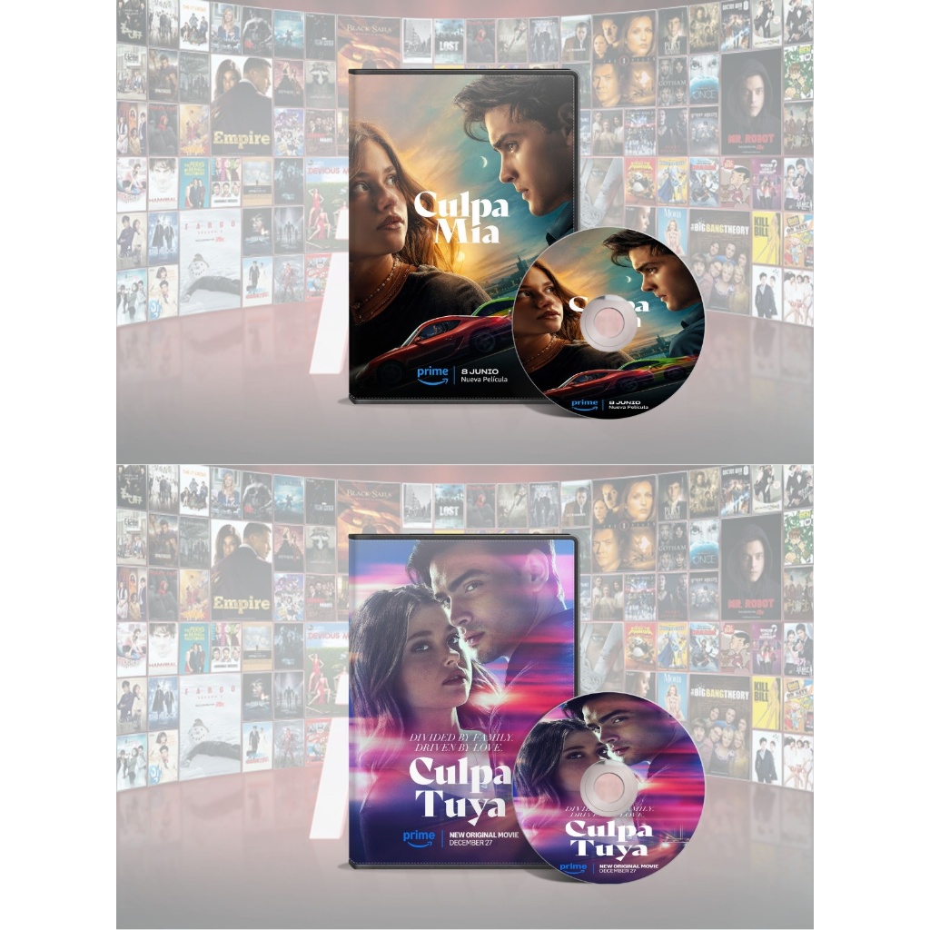 DVD Culpa Mia (My Fault) (2023) + DVD Culpa Tuya (Your Fault) (2024)