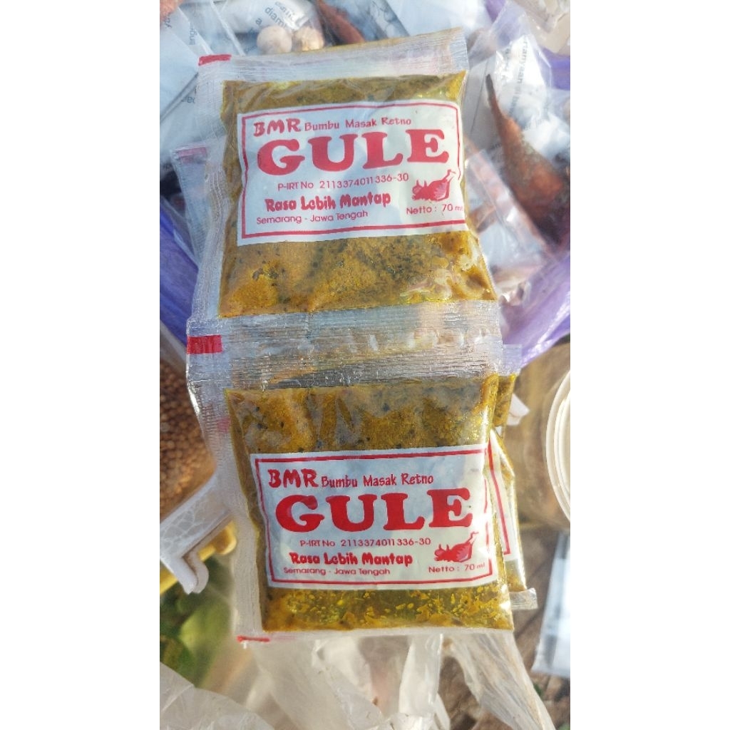 BMR BSB bumbu giling opor, gulei, rendang, rica-rica, soto, rawon, ukep, bakso