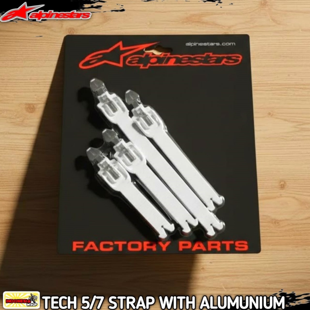 ALPINESTARS TECH 5 / 7 BOOTS LEVER STRAP WITH ALUMUNIUM - TALI CADANGAN SET SEPATU ADVENTURE TRAIL -