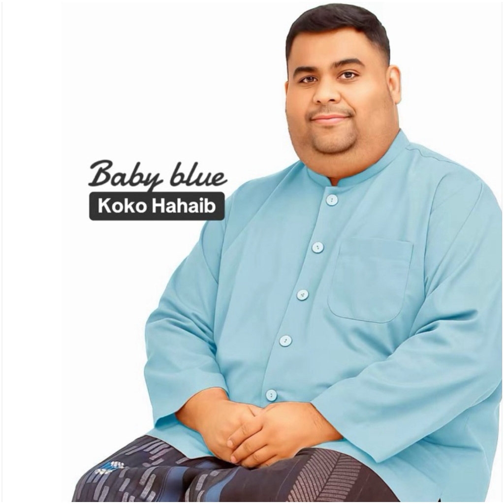 BAJU KOKO POLOS LENGAN PANJANG/KOKO HABAIB, BAJU KOKO GAMSYI