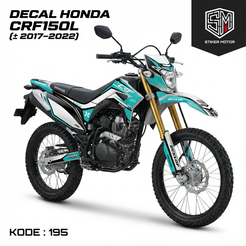 Decal Stiker Motor CRF150L Full Body Tahun 2017-2022 Anti Gores Laminasi