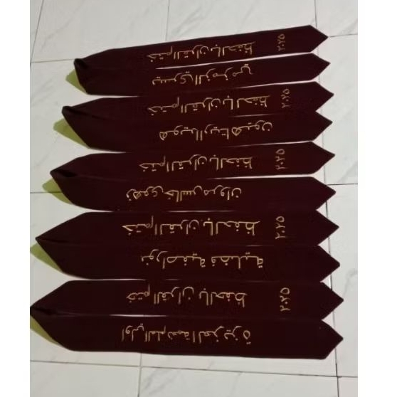 selempang wisuda tulisan arab/selempang kalung