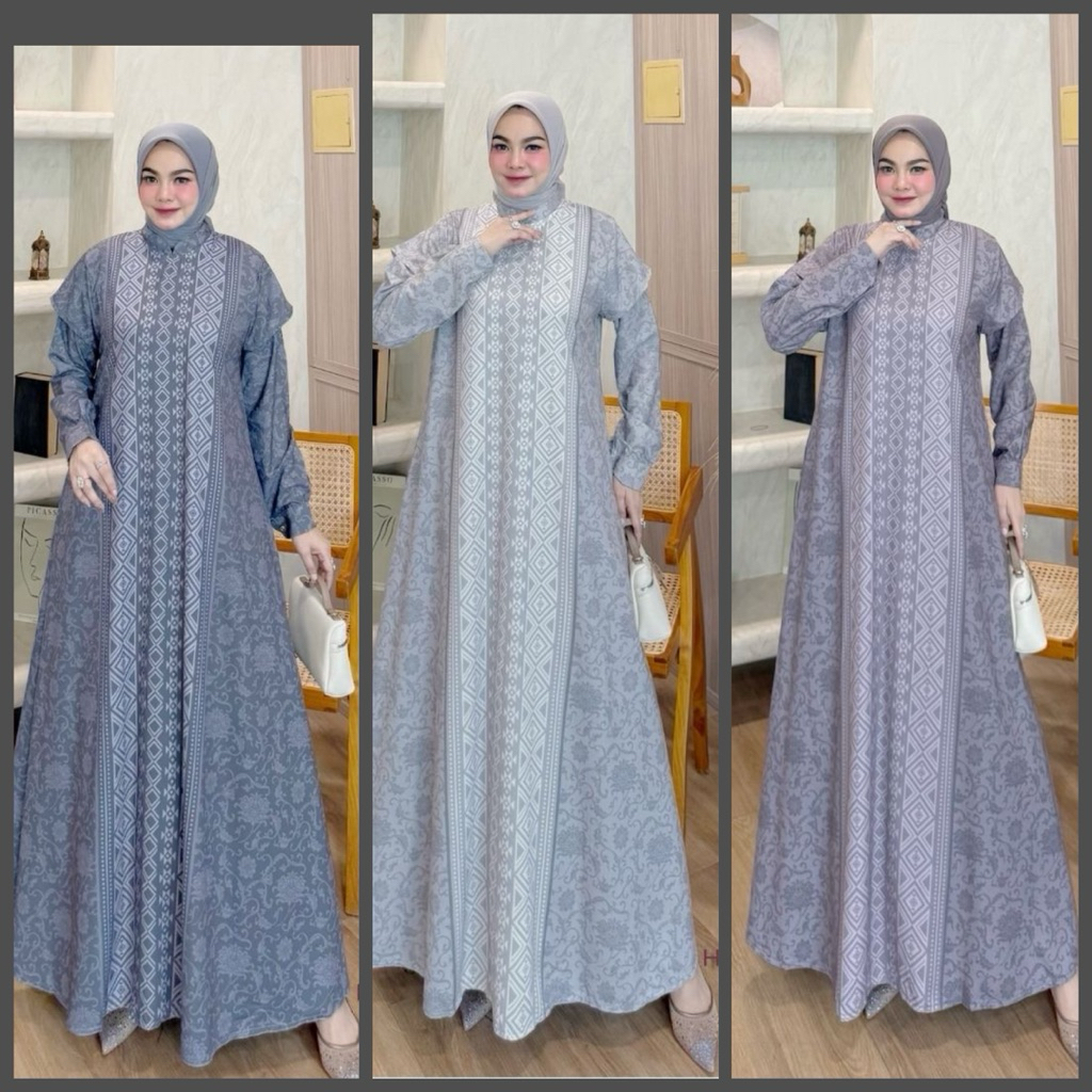 Isabel  Dress  Gamis Hmf Original Premium