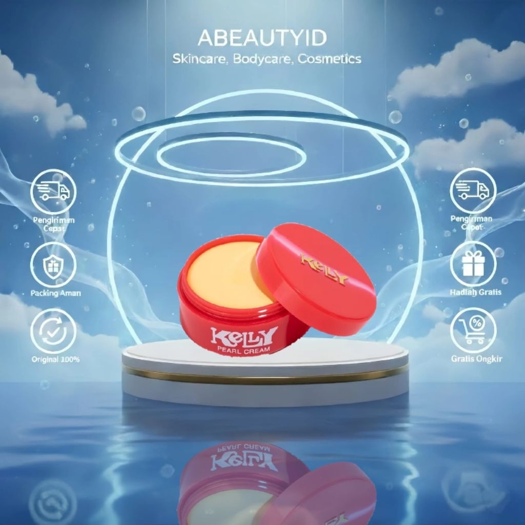 KELLY - Kelly Pearl Cream/Bedak kelly/Cream Kelly 15gr original