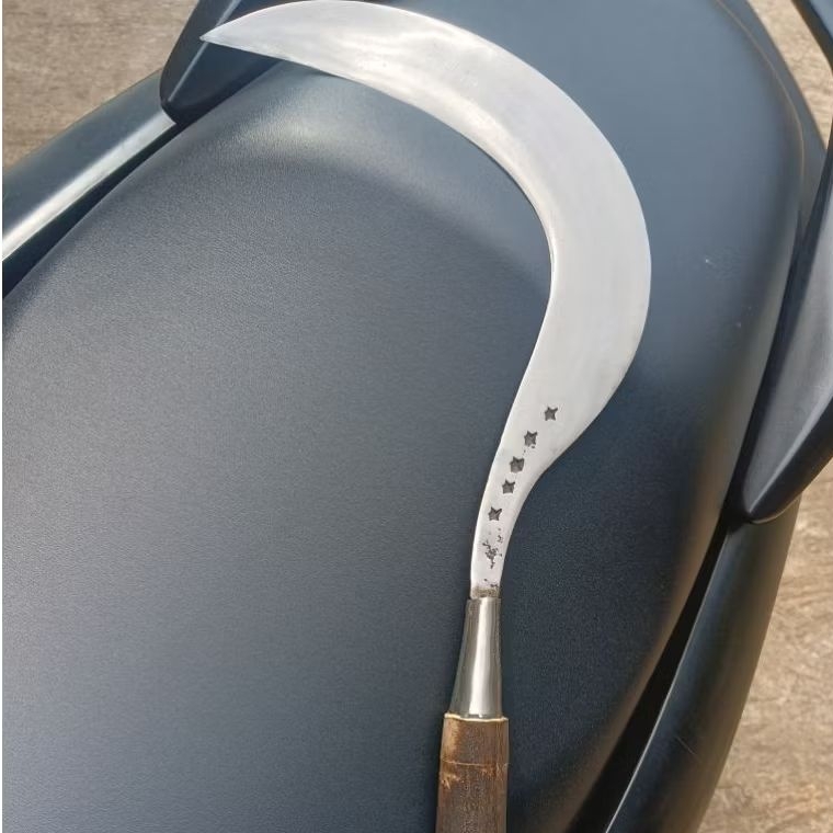 arit rumput, arit ramban, arit cap bintang lima full baja asli madura