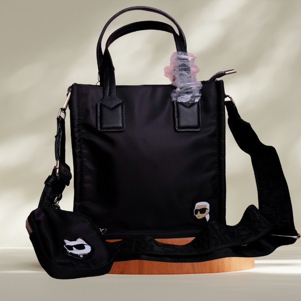 [Bag] Princesshuang28 - Karl Lagerfeld IKON NYLON SMALL SQUARE TOTE BAG [Ready Stock]