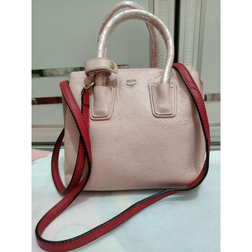 preloved sling MCM kulas pink