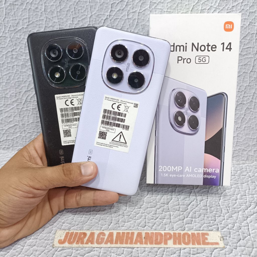 REDMI NOTE 14 PRO 5G 12/512GB 8/256GB HP BEKAS SECOND