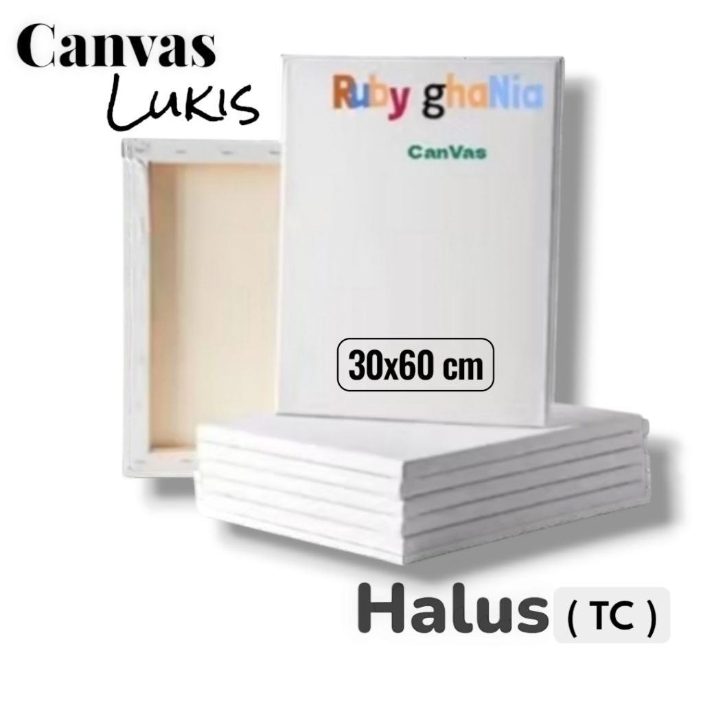 Kanvas lukis 30x60 cm / Kanvas 30x60 / Kanvas Halus ( TC )