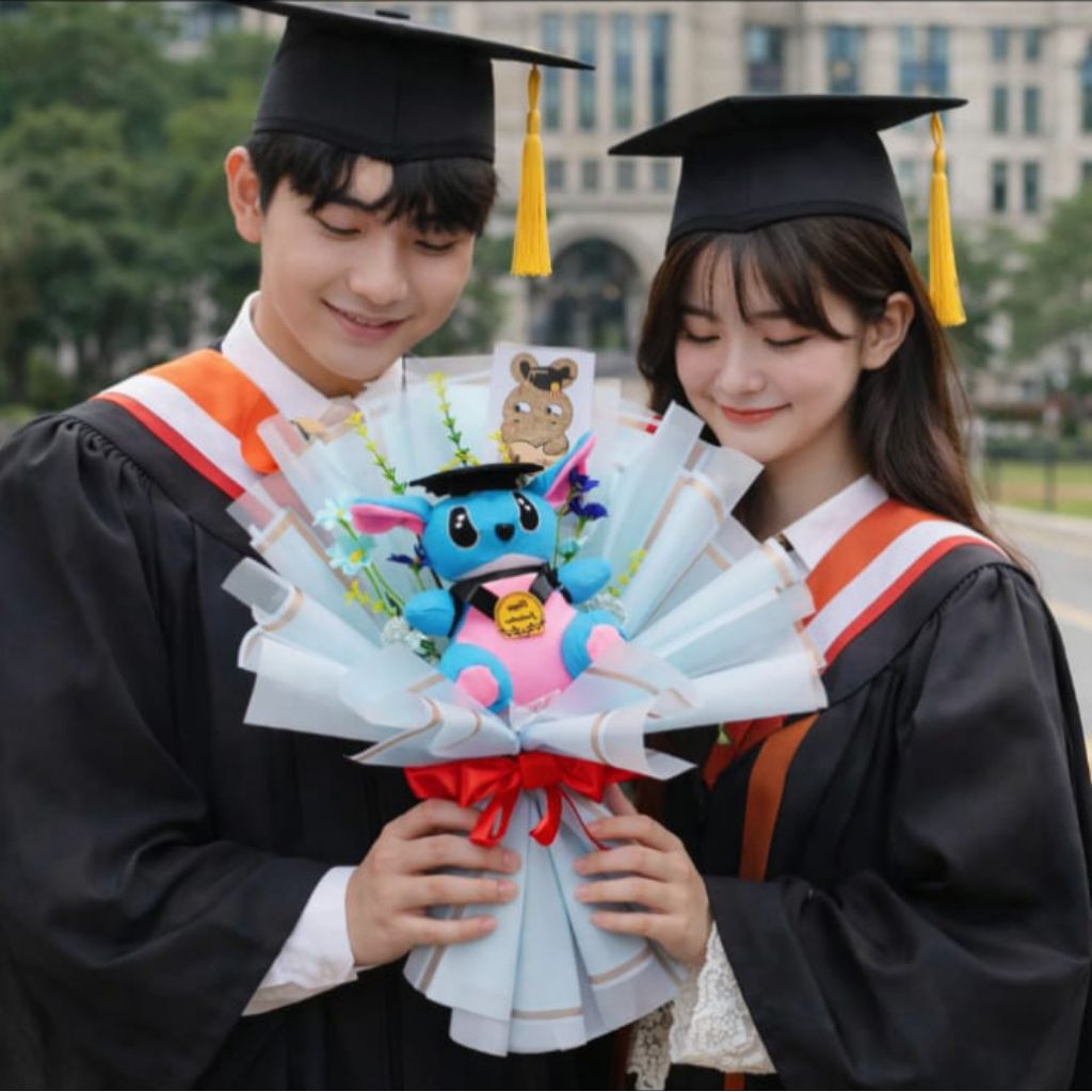 Bajibul gift house - Buket boneka wisuda pria & wanita 1