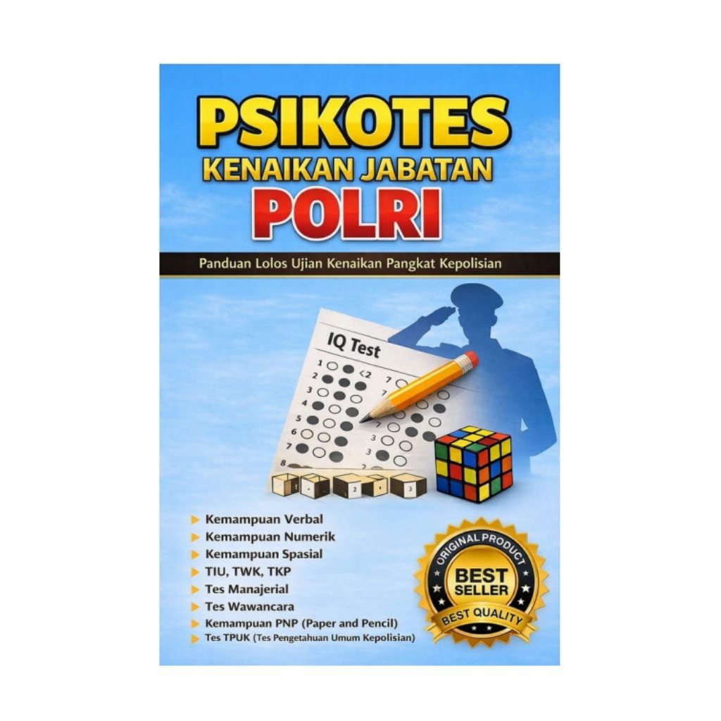 Buku psikotes kenaikan jabatan polri, promosi jabatan polri.