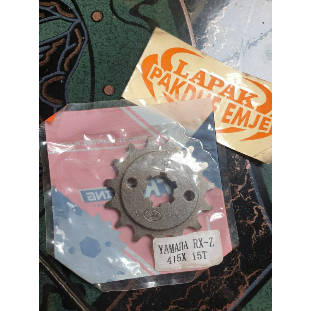 GEAR DEPAN TK RACING 415 15 RXZ RXS RX KING JUPITER Z JUPITER MX NJMX VEGA ALFA FORCE 1 TIPIS ORIGIN