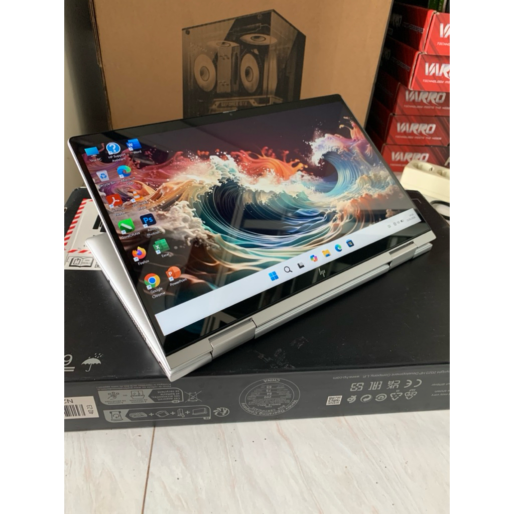 Laptop 2in1 Hp Envy x360 2in1 Core i5-1335u Ram 16gb/512gb Layar Lipat touchscreen Mulus Like New Fu