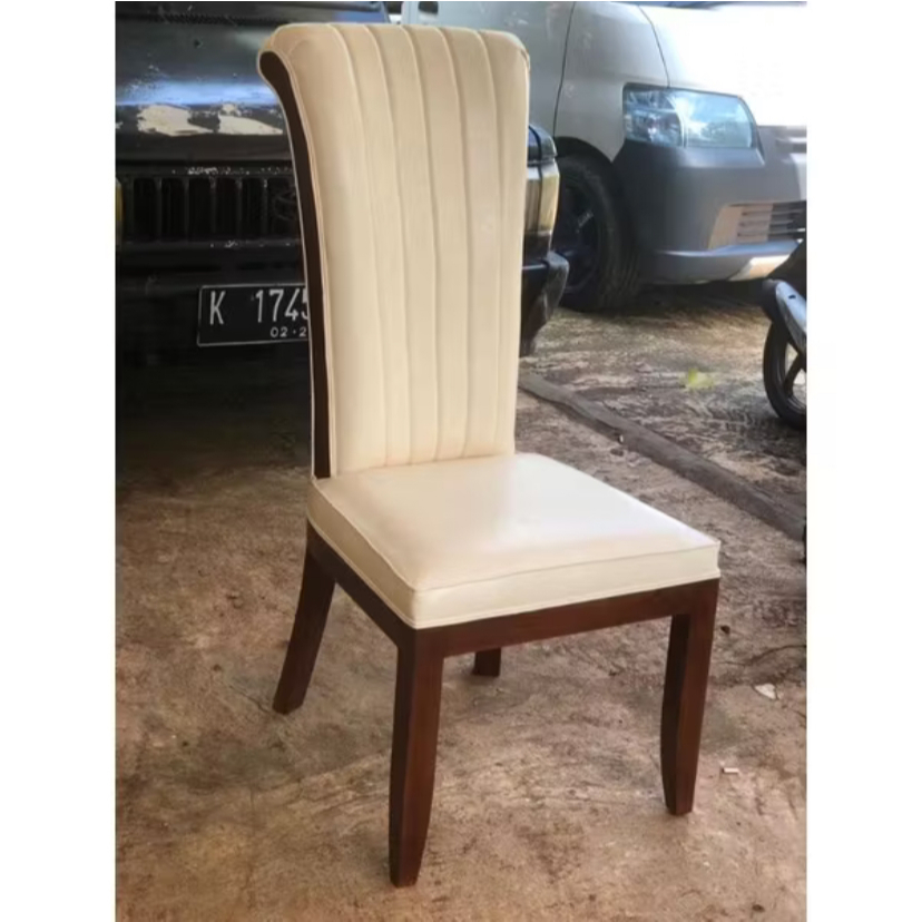 Kursi makan jati / kursi makan mewah / kursi makan estetik