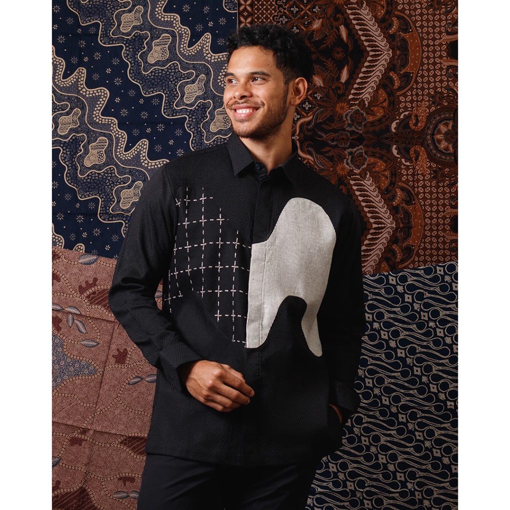 Tabela - Bonolo Kemeja Tenun Lengan Panjang