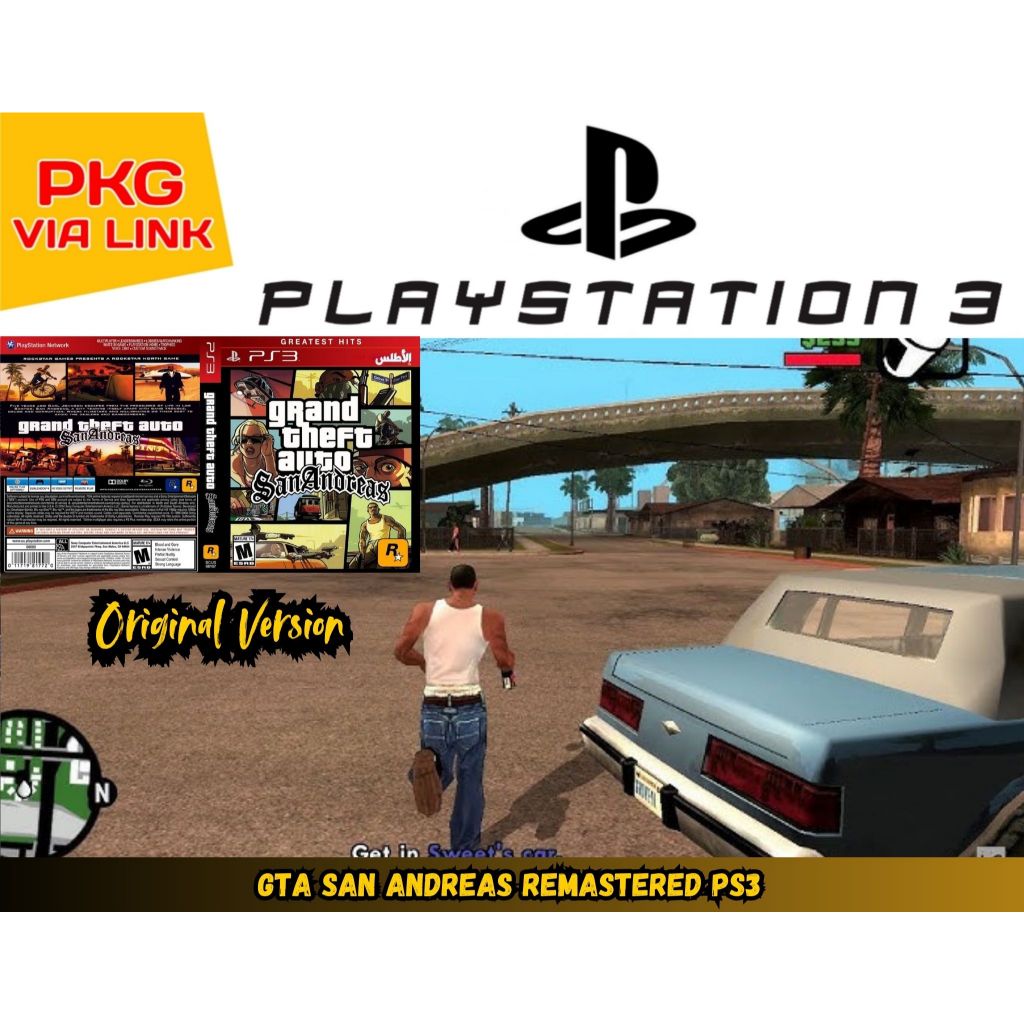 ( TERBARU ) GAME PS3 GTA SAN ANDREAS REMASTERED PS3 CFW HFW HEN