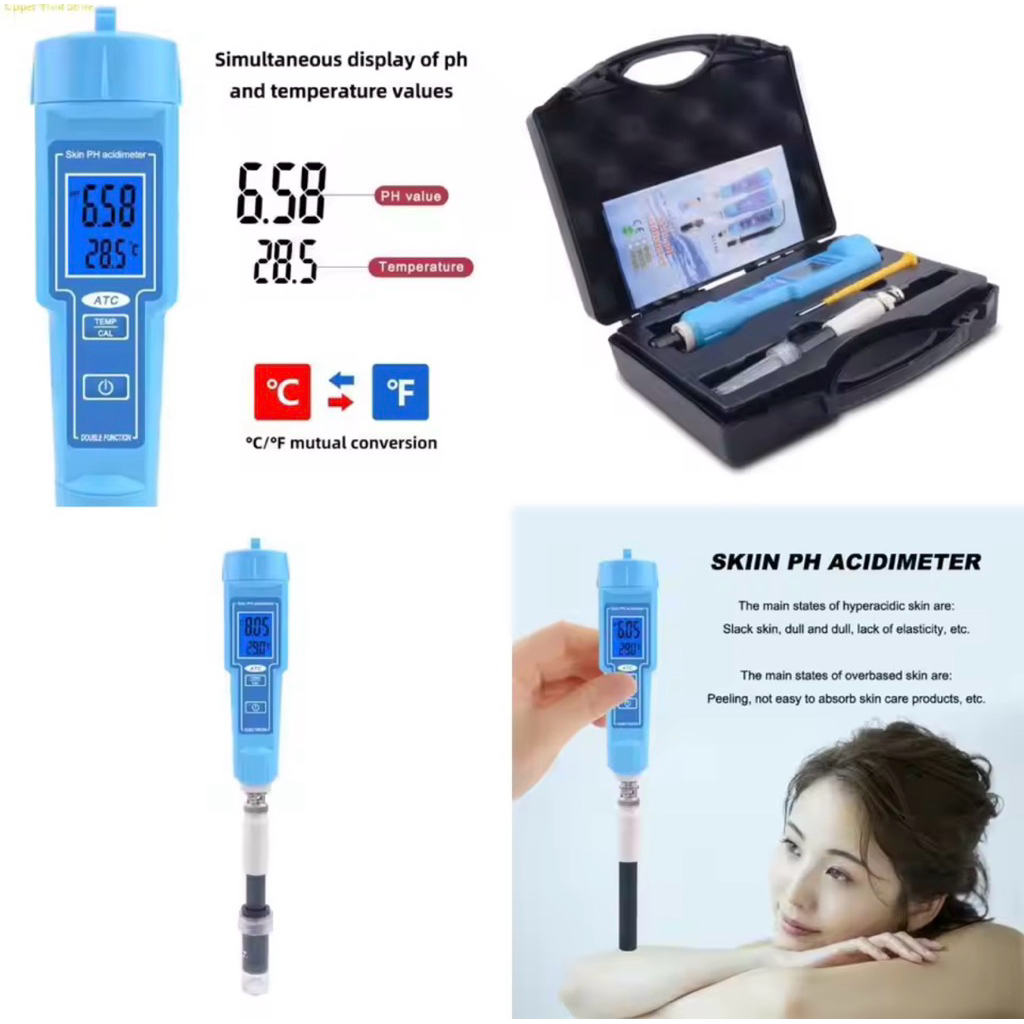 PH-6118 Digital PH Meter Resolusi  0.01 Resolution Akurasi Tinggi Untuk Kulit Makanan DLL