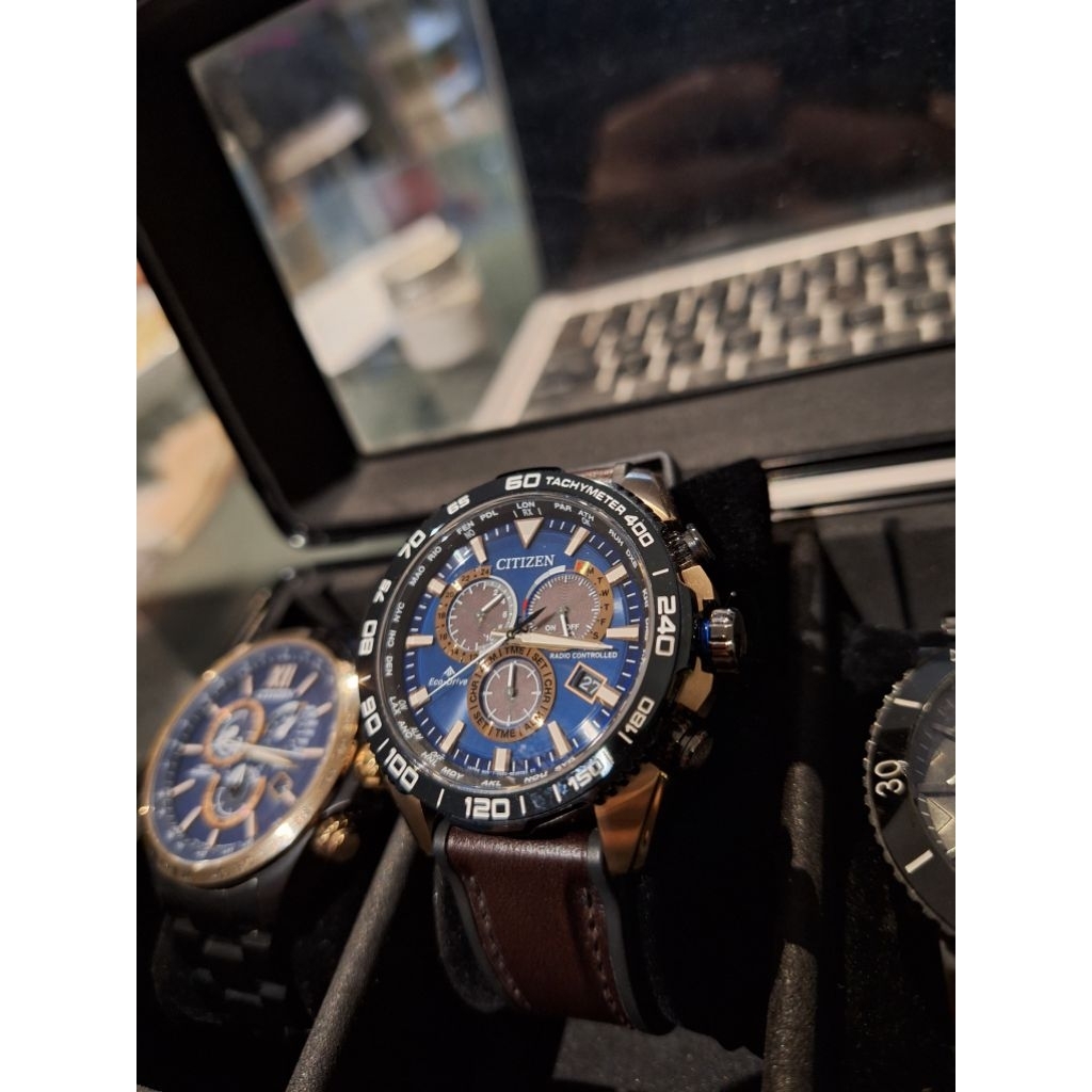 CITIZEN - Promaster Eco-Drive Radio Controlled Limited Edition Japan – Leather Strap (CB5039-11L)