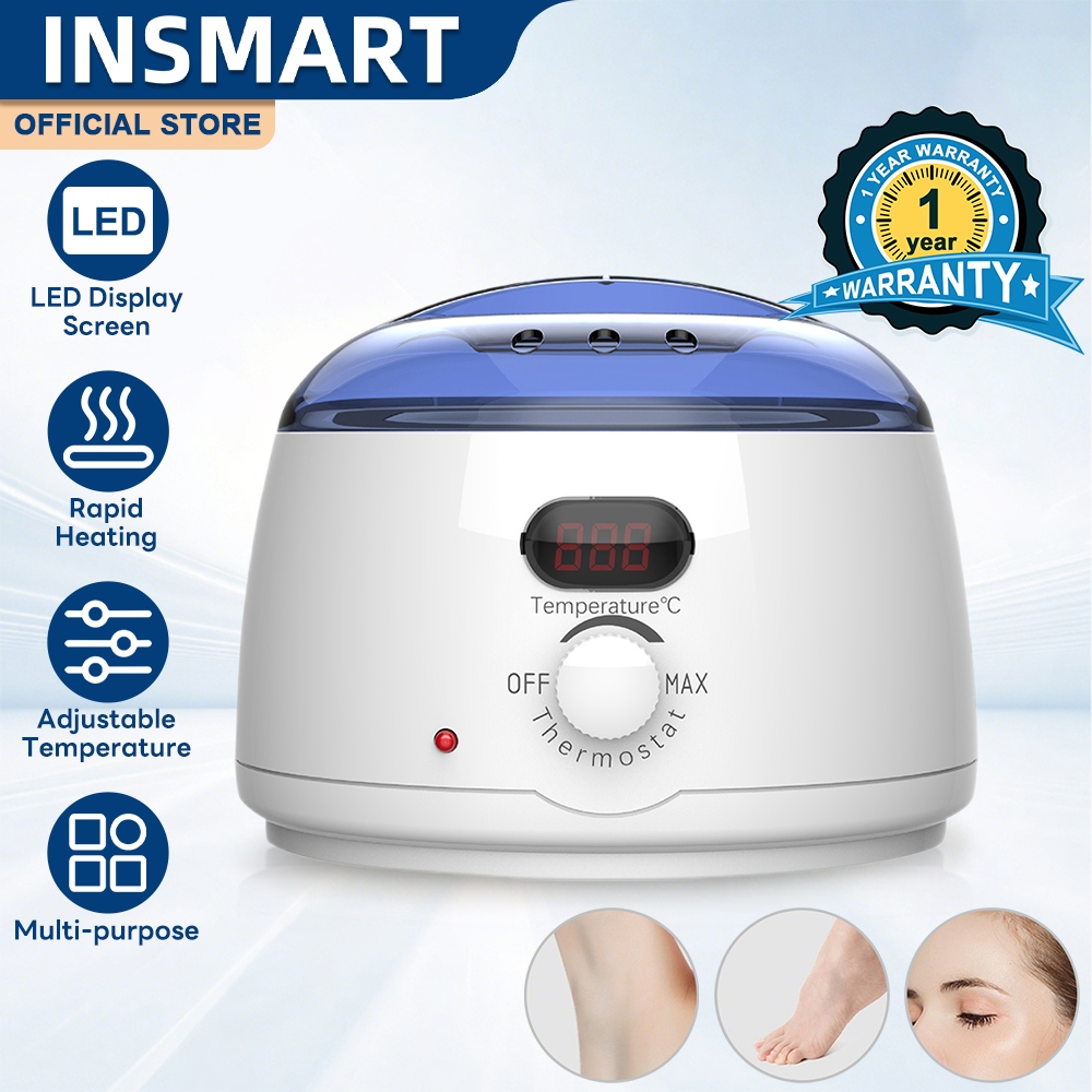 INSMART Mesin Penghilang Bulu Multifungsi Dengan Lilin Panas, Mesin Terapi Lilin Kecantikan, Alat Ke