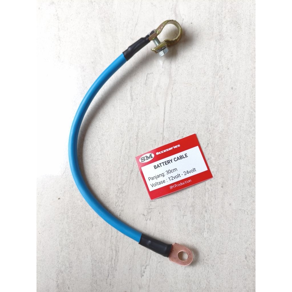 kabel aki mobil kabel masa panjang 30cm